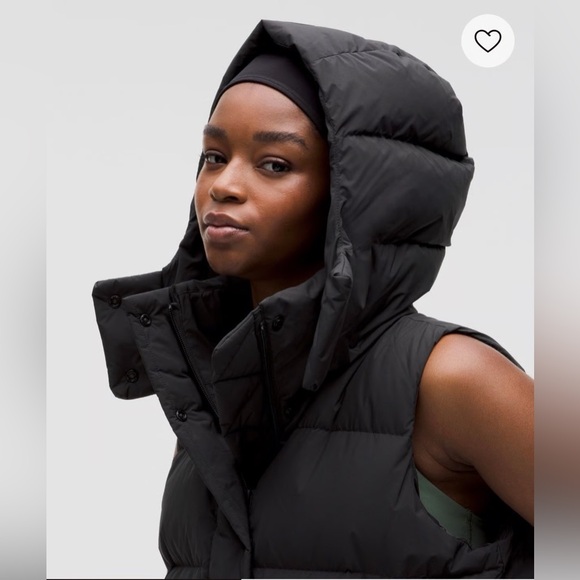 Lululemon Athletica Black Wunder Puff Cropped Puffer Vest - Picture 3 of 12